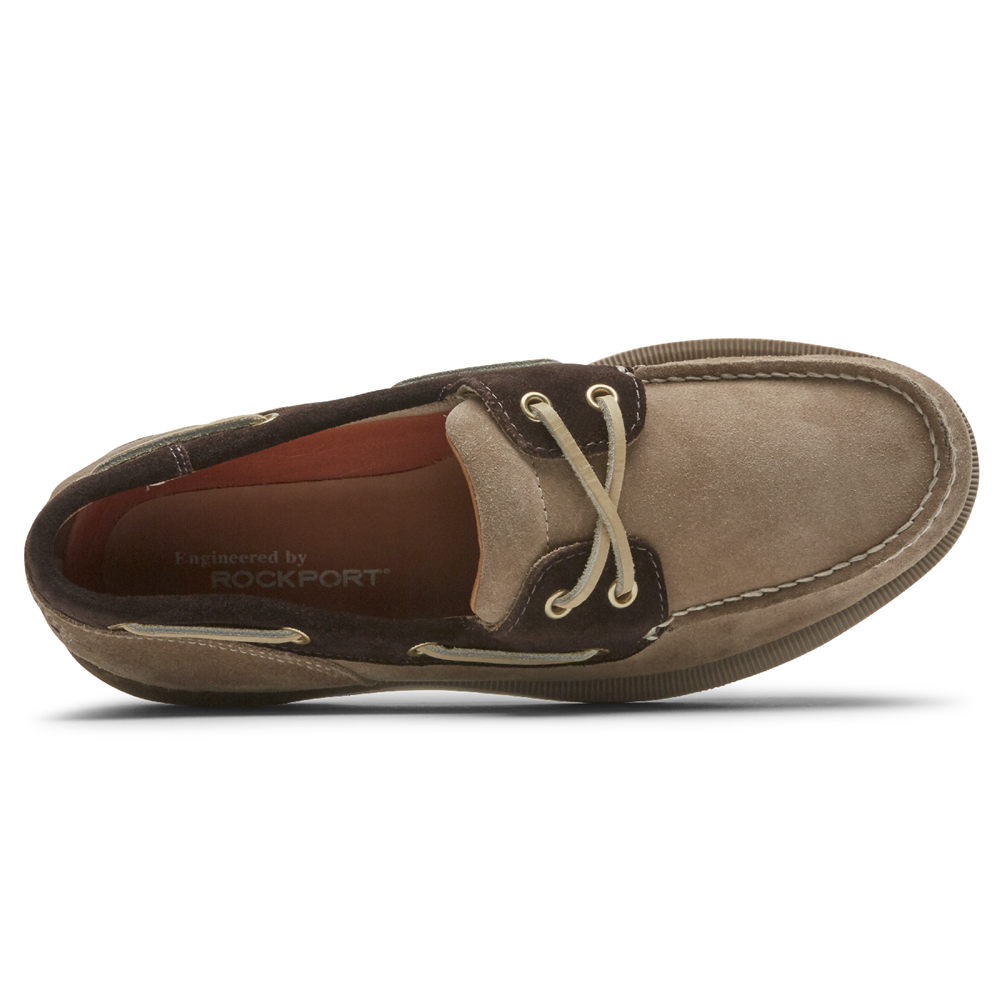 Rockport Boat Shoes For Mens Grey - Perth - WB3068524